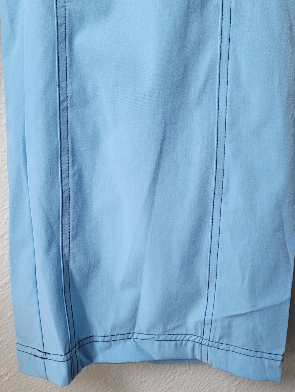 Halara Lightweight Wide Leg Track Pants Size XSmall Color Pacific Blue NWT - Picture 3 of 9